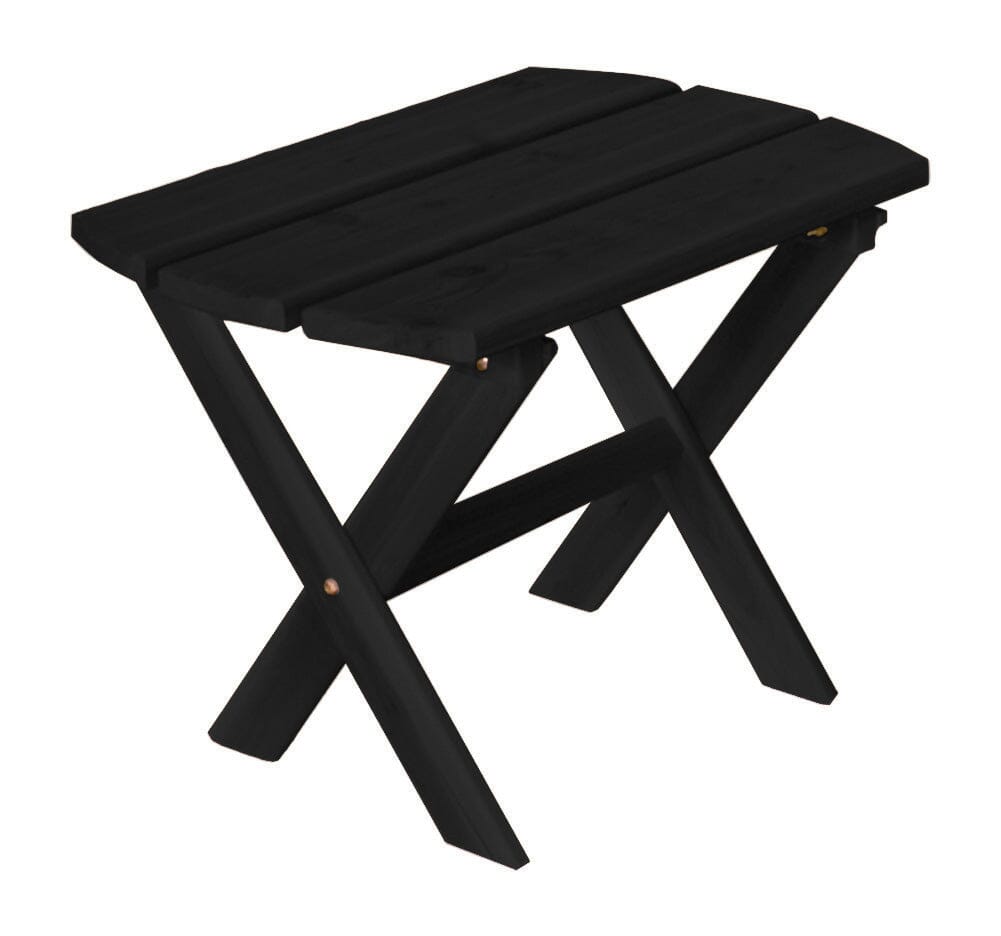 Cedar Folding Oval End Table
