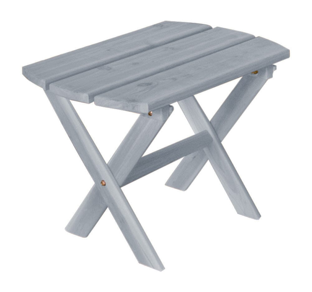 Cedar Folding Oval End Table