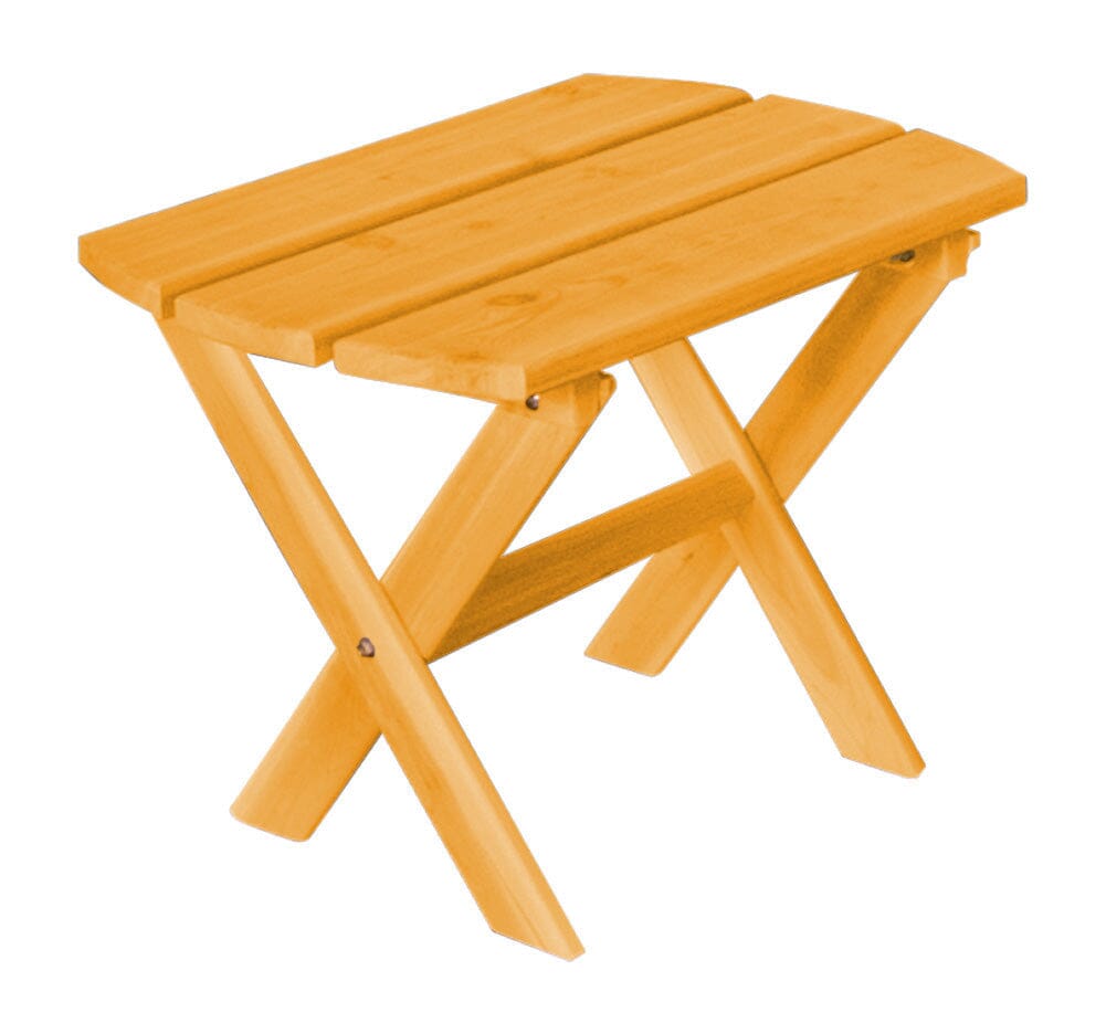 Cedar Folding Oval End Table