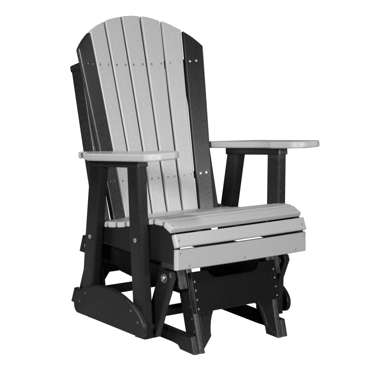 LuxCraft Poly 2' Adirondack Glider Chair