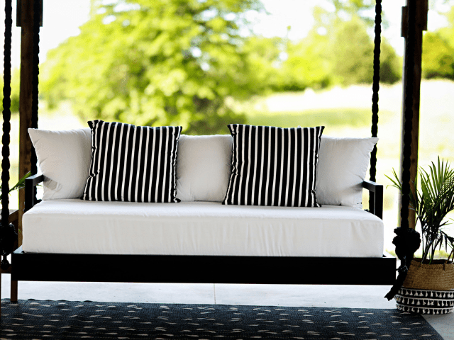 Seat Cushion Porch Swing Cushion 57 Inch 72 Inch Outdoor Swing