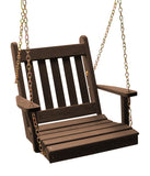 Cedar A-Frame & 2 Traditional English Chair Swings Set