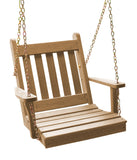 Cedar A-Frame & 2 Traditional English Chair Swings Set