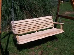 LA Cypress 6 Foot Classic Porch Swing - Magnolia Porch Swings
 - 1