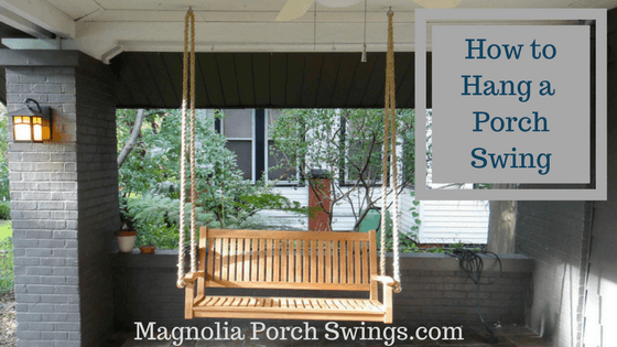 How to Hang a Porch Swing