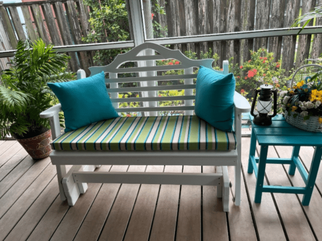 A&L Furniture Marlboro Pine Glider