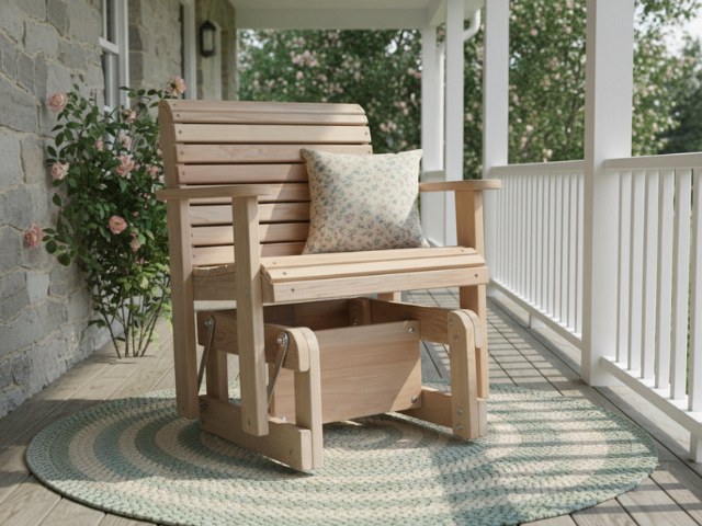 Cypress 2' Roll Back Glider