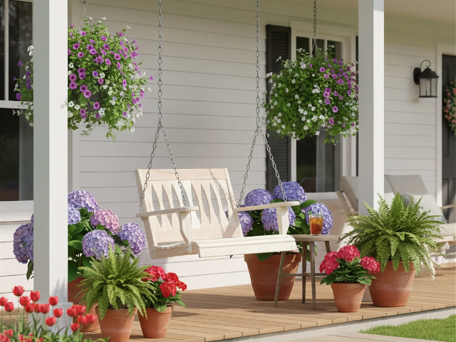 Louisiana Cypress 2 Foot Diamond Back Porch Swing