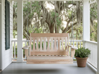 LA Cypress 3 Foot Diamond Back Porch Swing