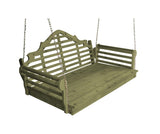 Marlboro Red Cedar Twin Size Swing Bed