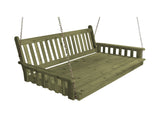 Traditional English Red Cedar Swing Bed