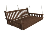 Traditional English Red Cedar Swing Bed