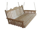 Royal English Garden Red Cedar Swing Bed