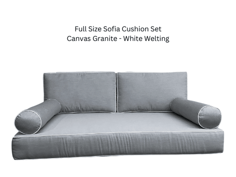 Outdoor Cushion Set for Swing Bed Multiple Sizes Available
