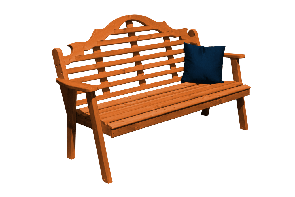 Marlboro Red Cedar Garden Bench