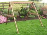 Western Red Cedar 2 X 4  A-Frame Swing Stand