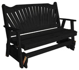 Fan-Back Red Cedar Glider