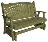 Fan-Back Red Cedar Glider