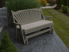 Fan-Back Pine Glider by A&L Furniture