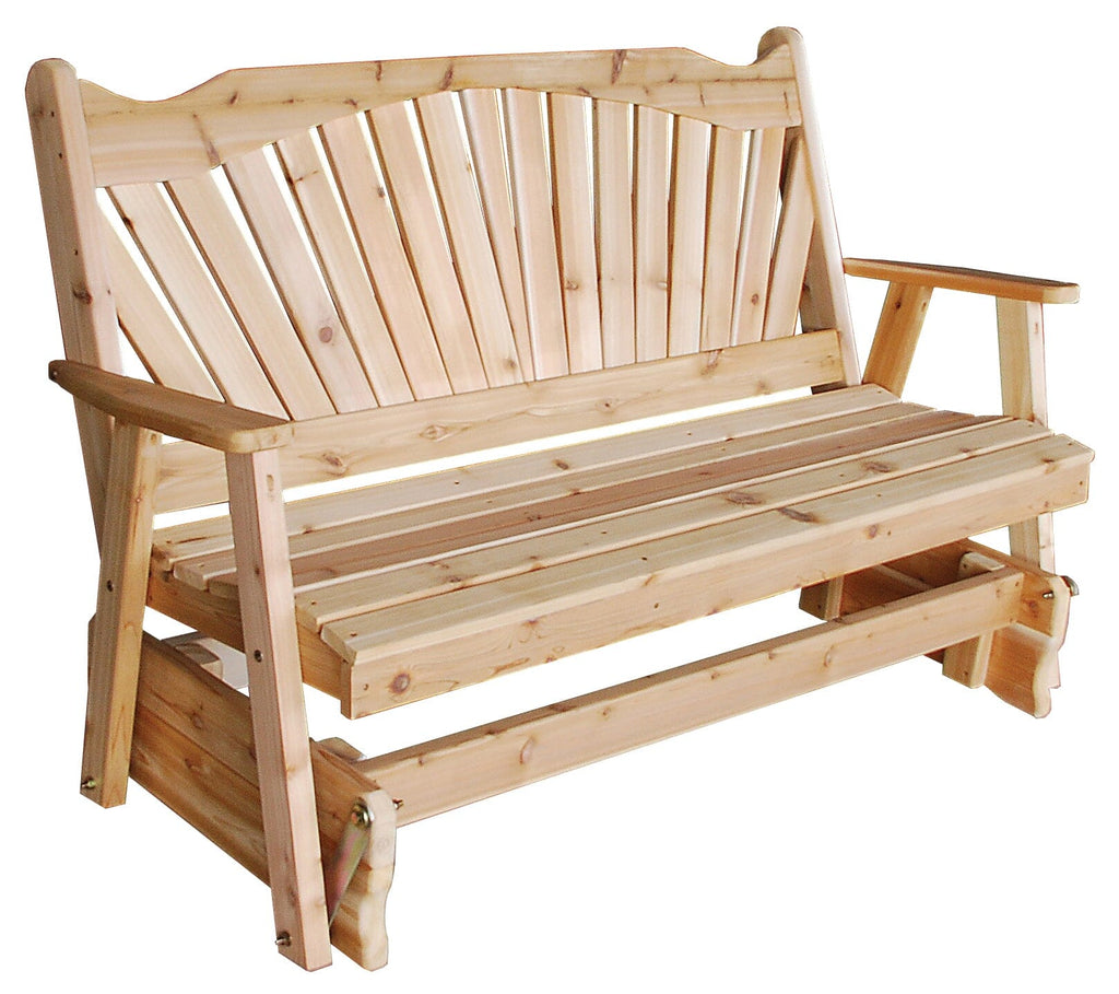 Fan-Back Red Cedar Glider