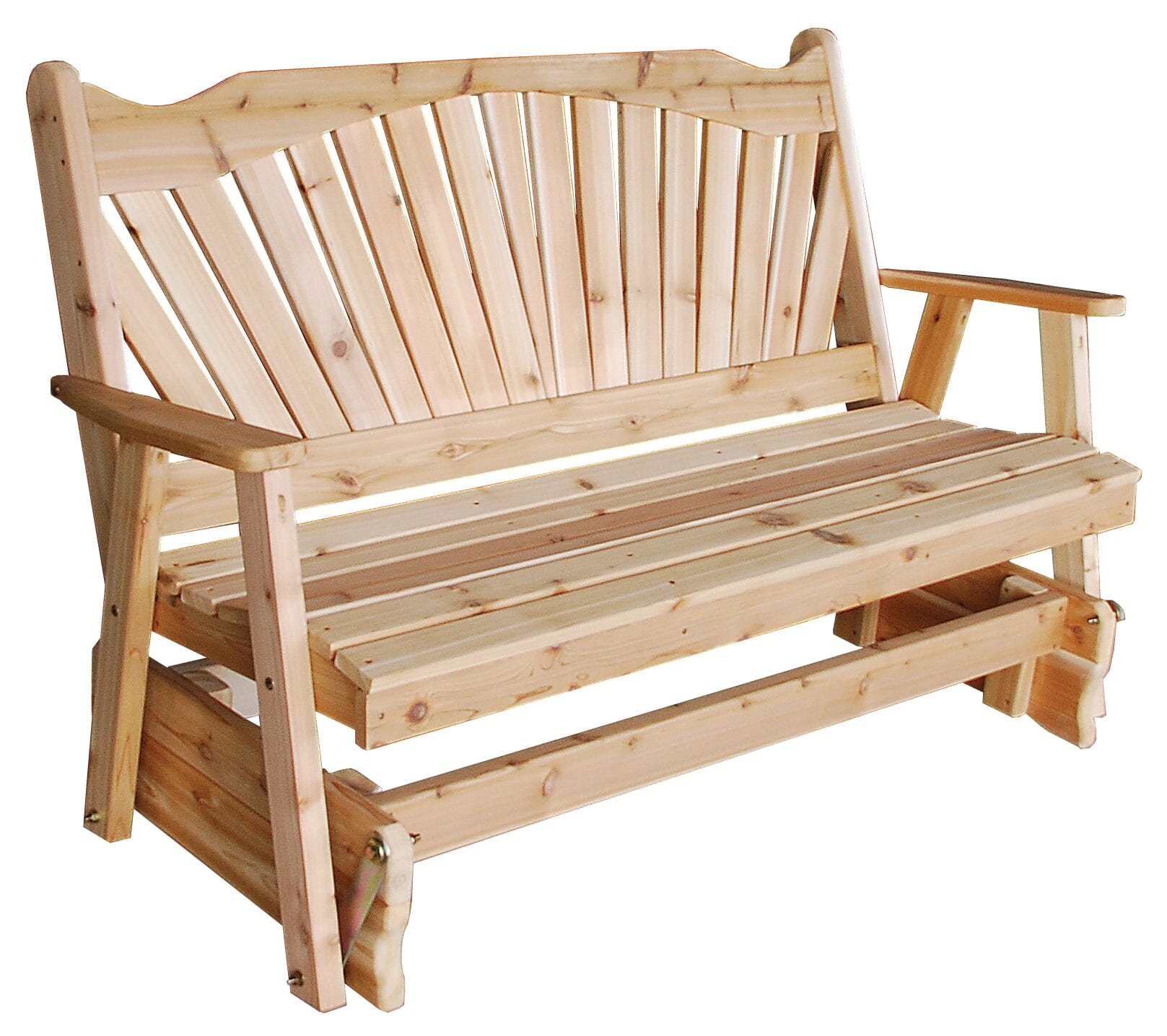Fan-Back Red Cedar Glider