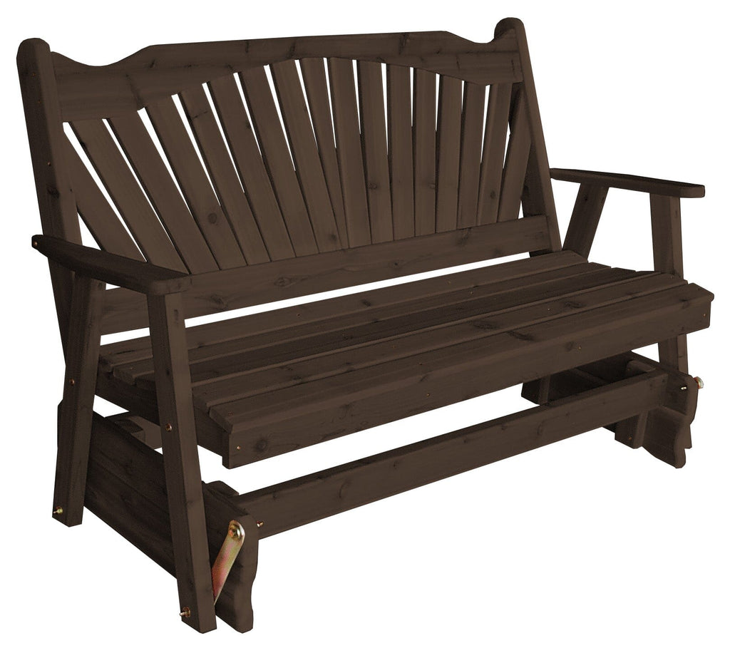 Fan-Back Red Cedar Glider