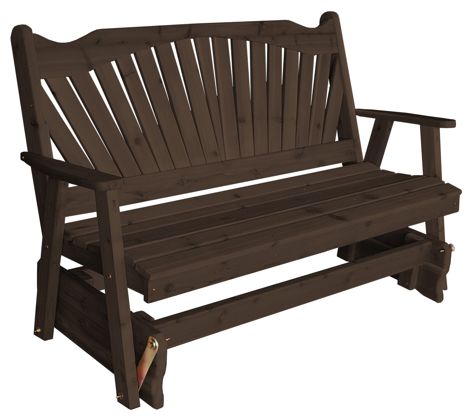 Fan-Back Red Cedar Glider