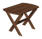 Cedar Folding Oval End Table