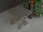 Pine Folding Oval End Table by A&L Furniture
