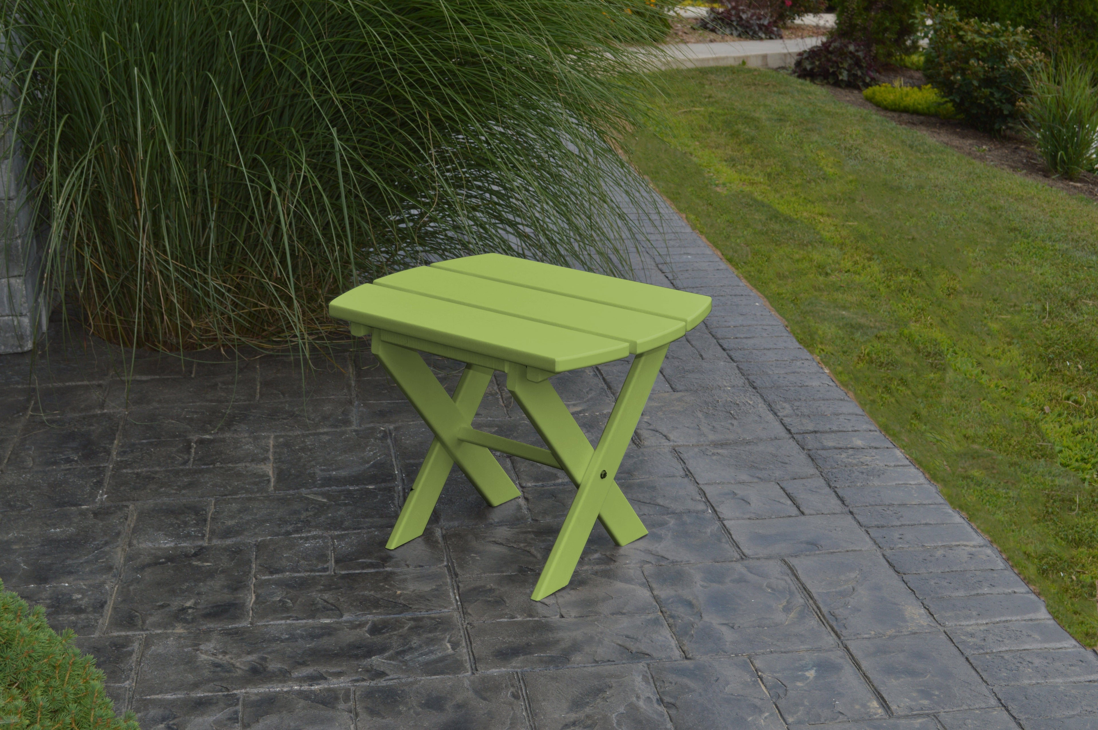 Poly Folding Oval End Table
