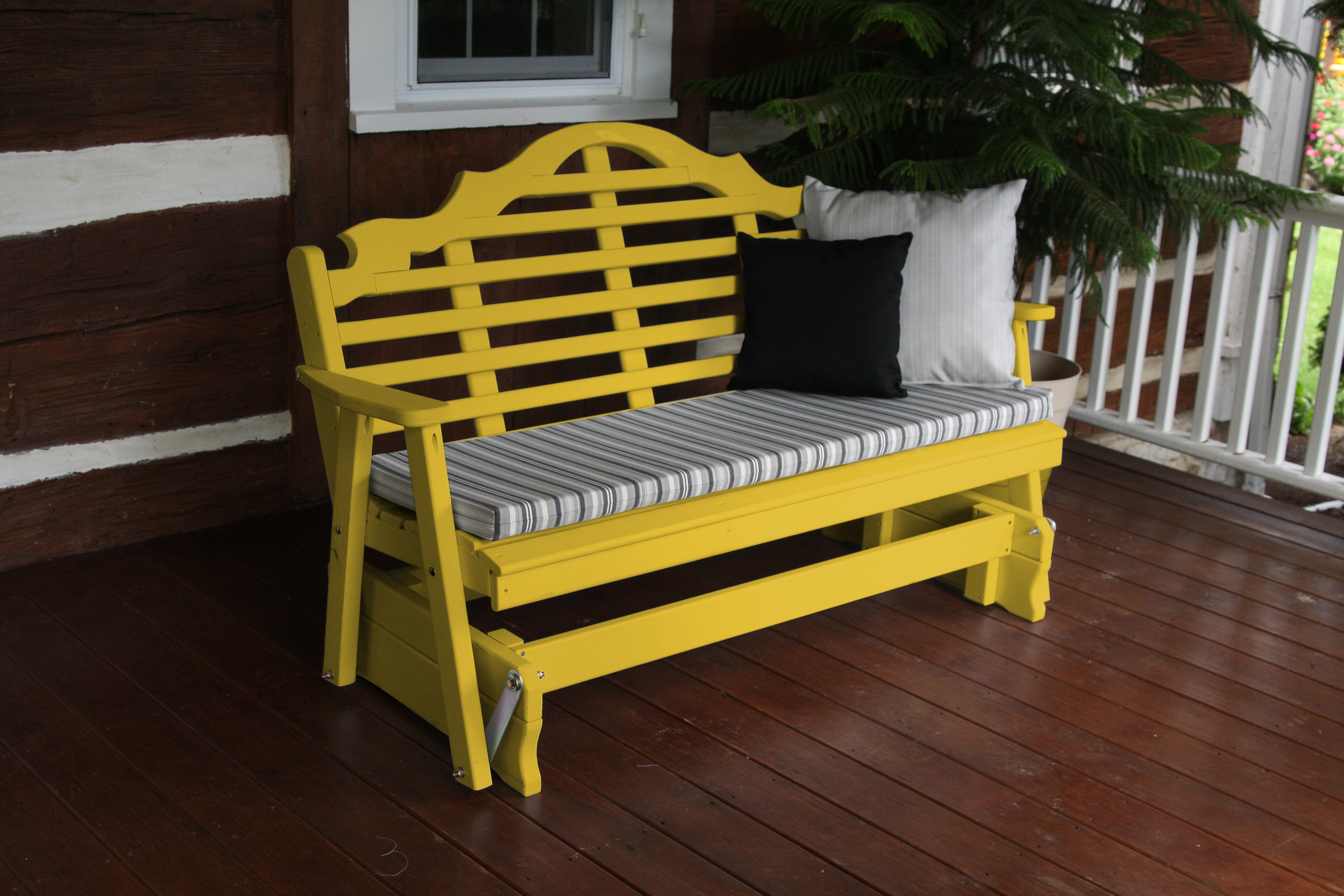 A&L Furniture Pergola with Swing Bed - Thumbnail 2