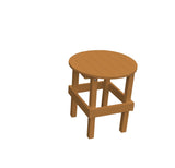 Poly Round Side Table by A&L Furniture