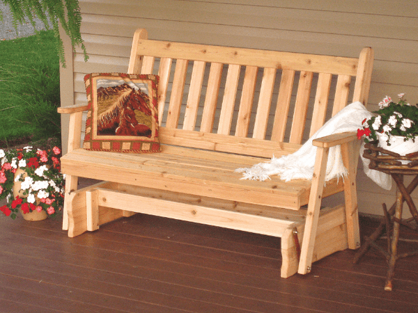 Traditional English Red Cedar Glider