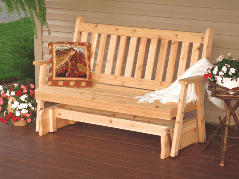 Traditional English Red Cedar Glider