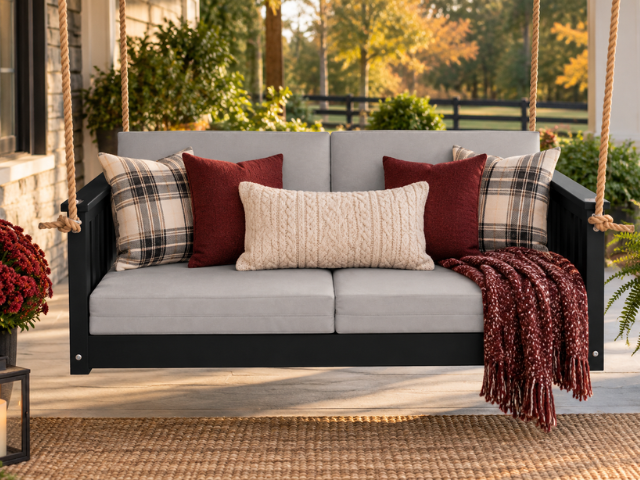 Poly Deep Seating Daybed Swing | The Lancaster Multiple Sizes