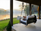 The Lanai Deep Seating Poly Swing | Loveseat Design