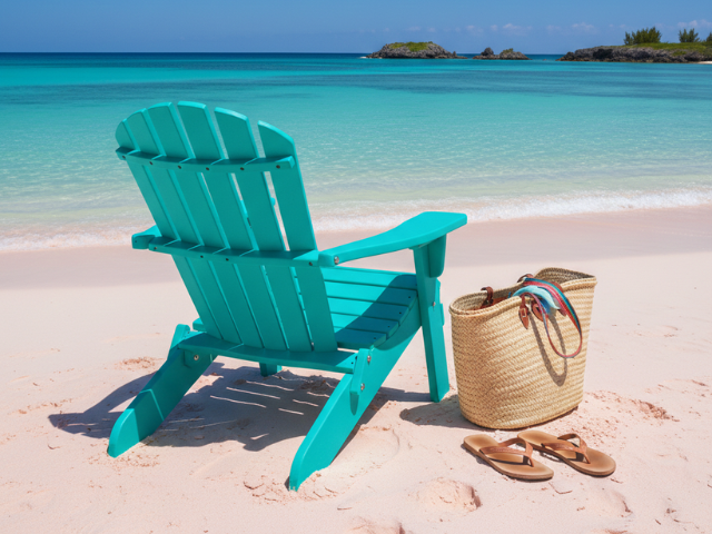 Reclining Folding Adirondack Chair - Poly