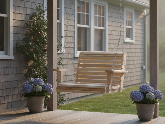 Cypress 2 foot Roll Back Chair Swing