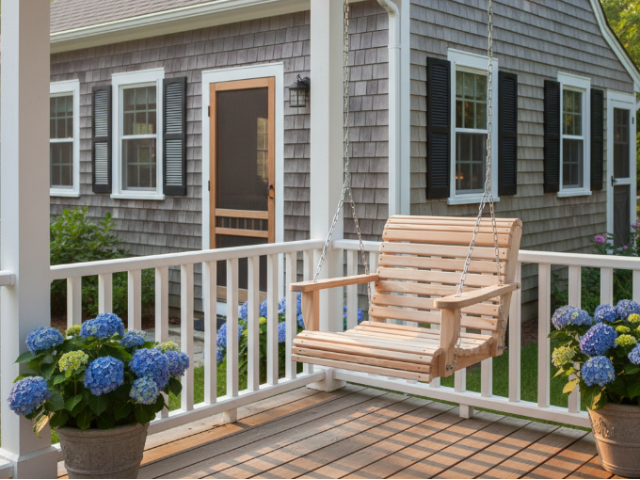 Cypress 2 foot Roll Back Chair Swing