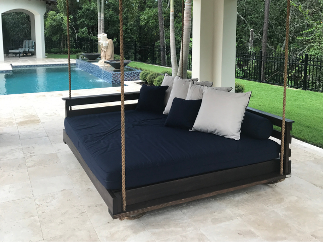 Coastal Outdoor Bed Swing | Sullivan’s Island Design
