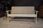 Cypress 5 foot Roll Back Bench