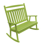 Poly Classic Double Rocking Chair