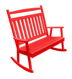 Poly Classic Double Rocking Chair