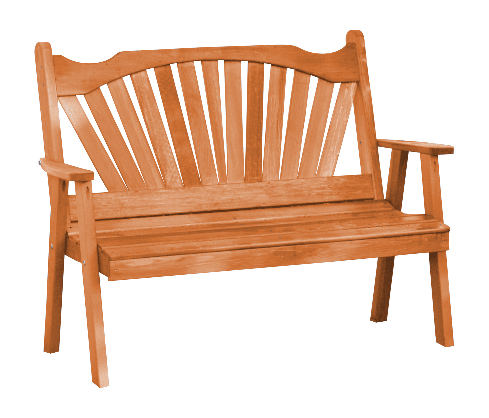 Fanback Red Cedar Garden Bench - Thumbnail 5