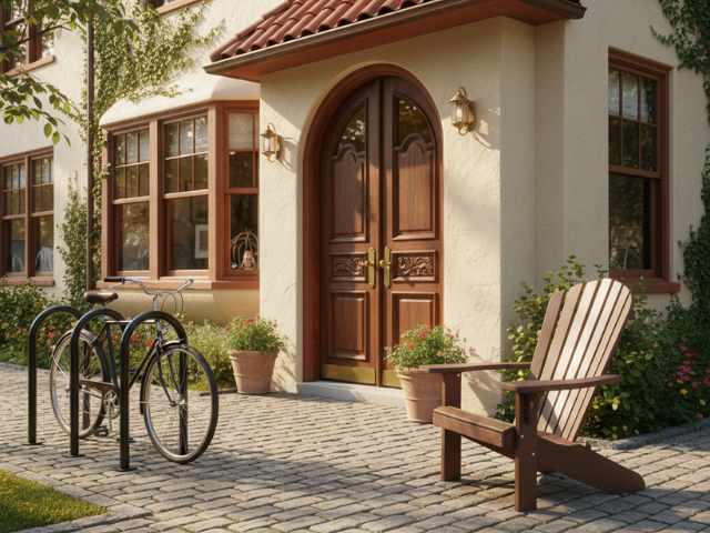 Fanback Adirondack Chair in Poly