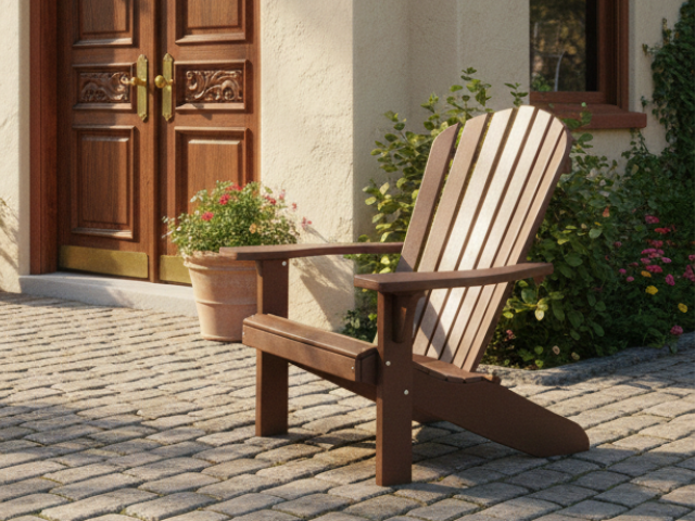 Fanback Adirondack Chair in Poly