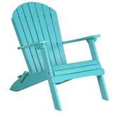 LuxCraft Poly Folding Adirondack Chair