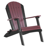 LuxCraft Poly Folding Adirondack Chair