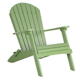 LuxCraft Poly Folding Adirondack Chair