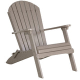 LuxCraft Poly Folding Adirondack Chair